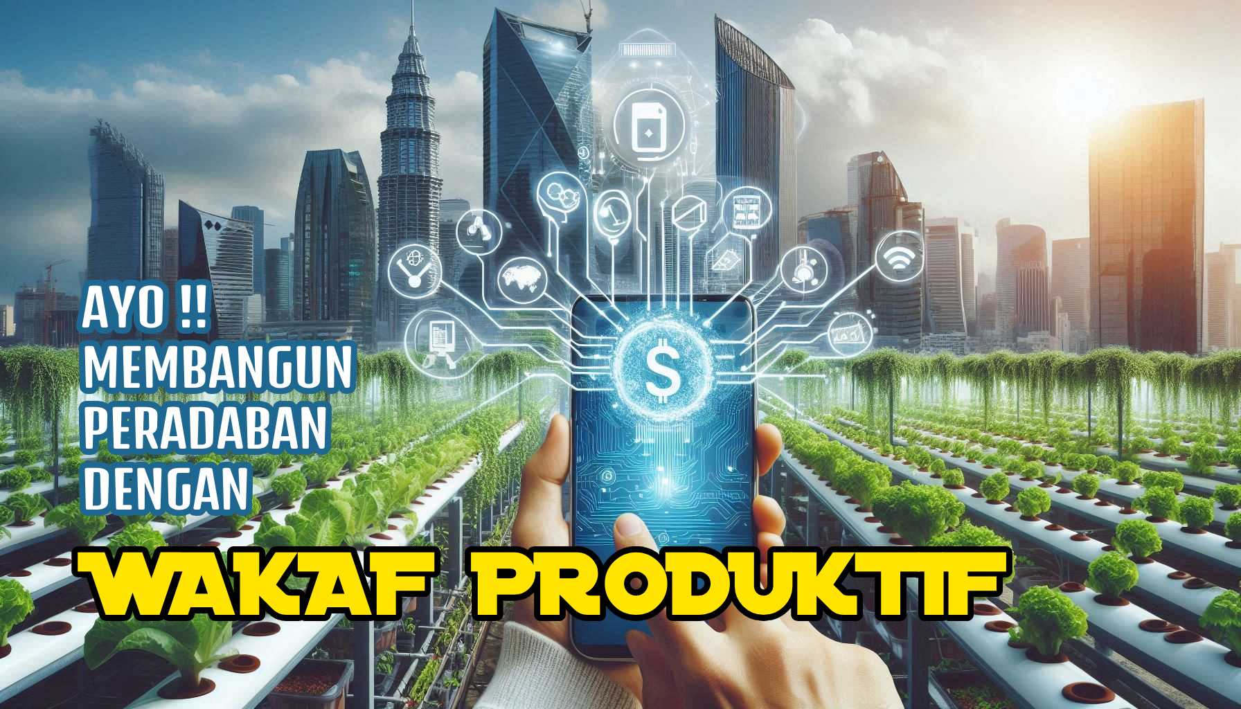 MEMBANGUN PERADABAN DENGAN WAKAF PRODUKTIF